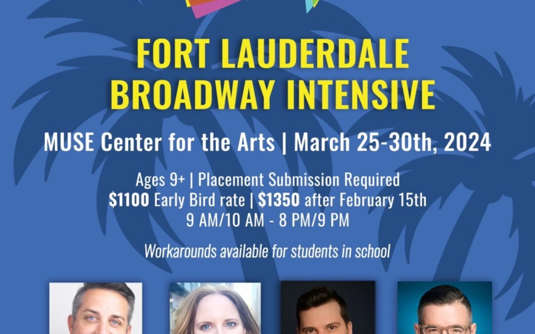 THE WRIGHT TRACK TOUR – Fort Lauderdale, FL Broadway Intensive 2024